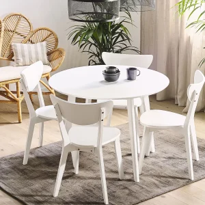 Eettafel ROXBY Wit 100 cm 100 cm Eettafel ROXBY Wit 100 cm 100 cm