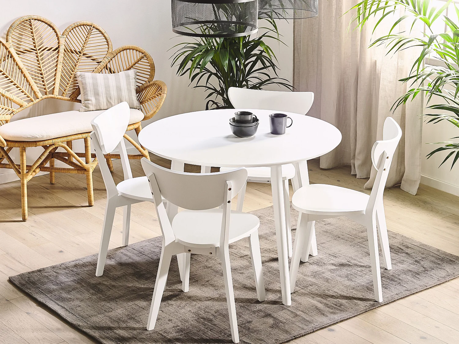 Eettafel ROXBY Wit 100 cm 100 cm