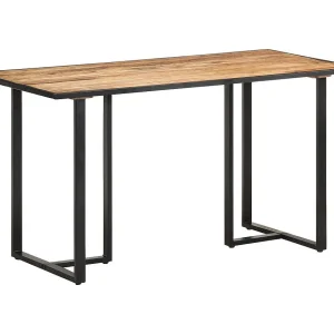 Eettafel 140 cm ruw mangohout Eettafel 140 cm ruw mangohout