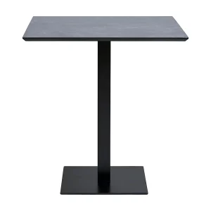 Saliou bartafel van wit en massief beukenhout-Kleur Zwart Saliou bartafel van wit en massief beukenhout-Kleur Zwart
