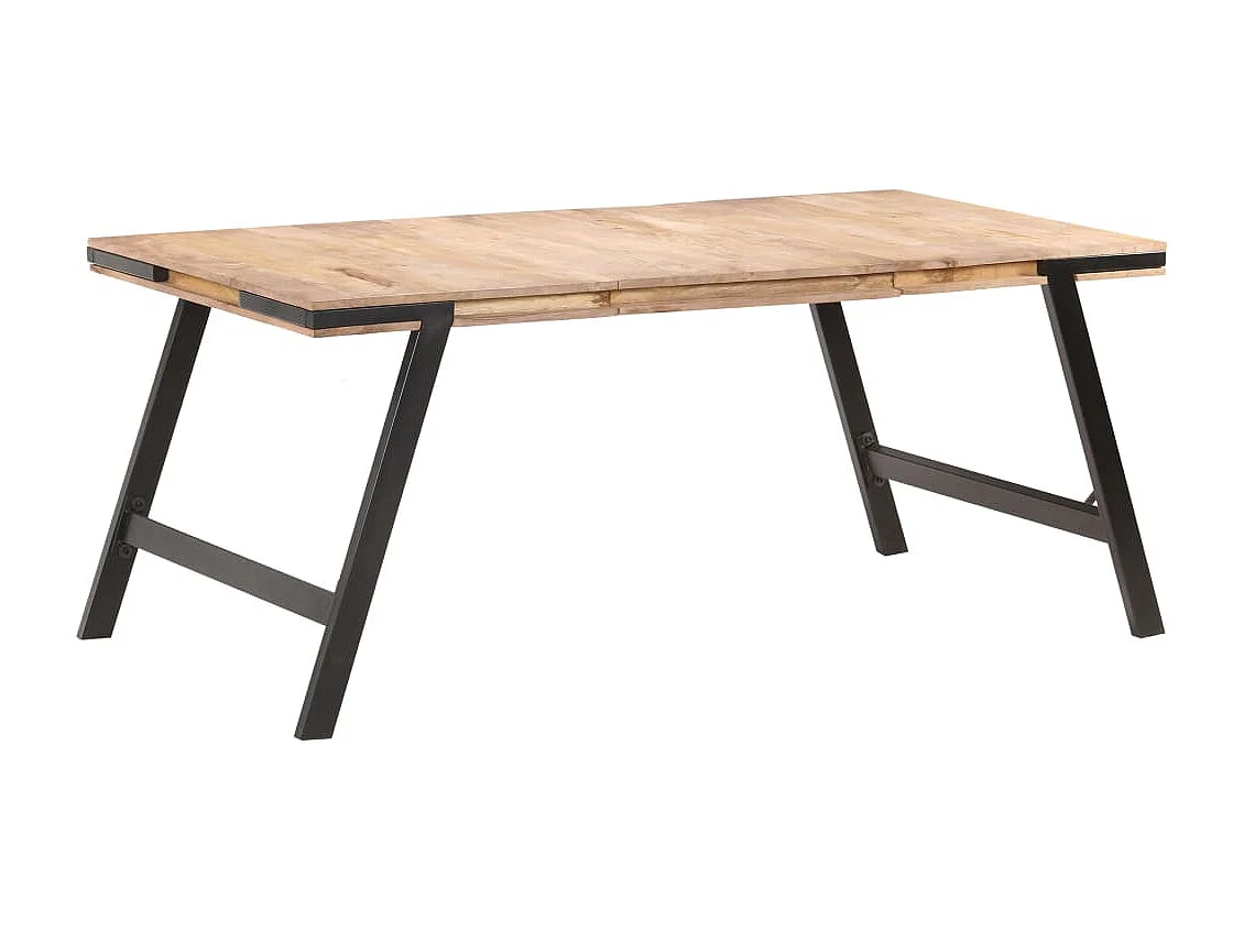 Eettafel 180x90x76 cm massief mangohout
