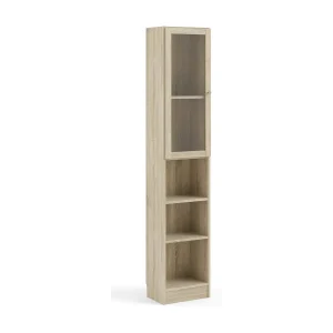 Dsitu boekenkast, Kantoorplank, Boekenkast, Bibliotheek, 41×28 h203 cm, Eiken Dsitu boekenkast, Kantoorplank, Boekenkast, Bibliotheek, 41×28 h203 cm, Eiken