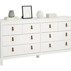 Dsart dressoir, Woonkamerbuffet, Woonkamerdressoir, Keukenkast, 160×38 h80 cm, Wit Dsart dressoir, Woonkamerbuffet, Woonkamerdressoir, Keukenkast, 160×38 h80 cm, Wit