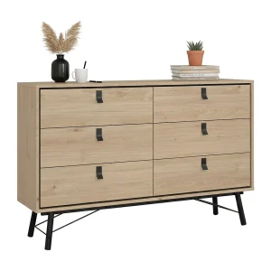 Dsalvett dressoir, Woonkamerbuffet, Woonkamerdressoir, Keukenkast, 150×40 h95 cm, Eiken Dsalvett dressoir, Woonkamerbuffet, Woonkamerdressoir, Keukenkast, 150×40 h95 cm, Eiken