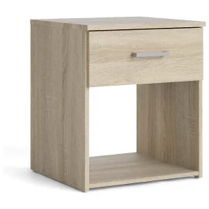 Druss nachtkastje, Lage ladekast, Nachtkastje, Bedplank, 38×36 h48 cm, Eiken Druss nachtkastje, Lage ladekast, Nachtkastje, Bedplank, 38×36 h48 cm, Eiken