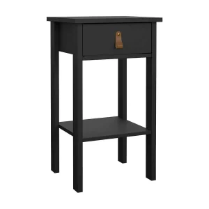Dsabir nachtkastje, Laag dressoir, Nachtkastje, Bedplank, 40×34 h70 cm, Zwart Dsabir nachtkastje, Laag dressoir, Nachtkastje, Bedplank, 40×34 h70 cm, Zwart
