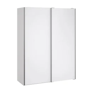 Dstang 2-deurskast, Slaapkamermeubel, Inloopkast, Kledingkast, 150×61 h200 cm, Wit Dstang 2-deurskast, Slaapkamermeubel, Inloopkast, Kledingkast, 150×61 h200 cm, Wit