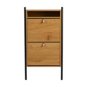 Elna schoenenkast 2 kleppen eikendecor. Elna schoenenkast 2 kleppen eikendecor.