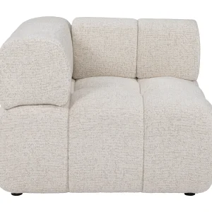Hoekfauteuil in gemêleerde stof beige kleur FACIVIL Hoekfauteuil in gemêleerde stof beige kleur FACIVIL