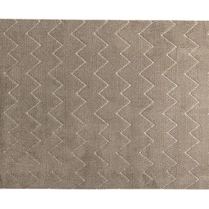 Fia vloerkleed 230x160cm bruin.