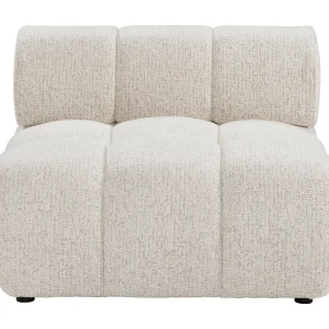 Fauteuil in beige gemêleerde stof – Voor modulaire zithoek – FACIVIL Fauteuil in beige gemêleerde stof – Voor modulaire zithoek – FACIVIL