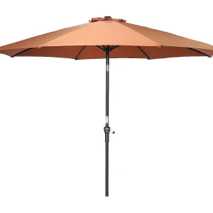 Garden Impressions Lotus stokparasol Ø300 cm – koper Garden Impressions Lotus stokparasol Ø300 cm – koper