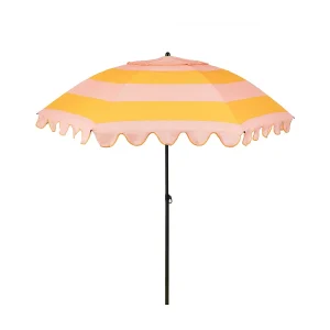 Edelman Jessy stokparasol streep geel – Ø197 x 238 cm Edelman Jessy stokparasol streep geel – Ø197 x 238 cm