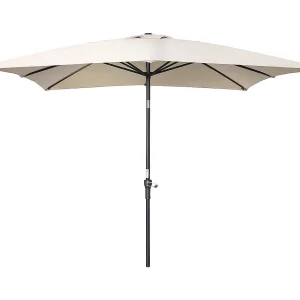 Garden Impressions Lotus stokparasol 250×250 – ecru Garden Impressions Lotus stokparasol 250×250 – ecru