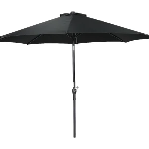 Garden Impressions Lotus stokparasol Ø300 cm – zwart Garden Impressions Lotus stokparasol Ø300 cm – zwart