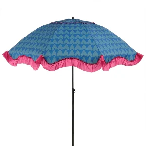 Edelman Mitchell parasol hart blauw – Ø220 x 238 cm Edelman Mitchell parasol hart blauw – Ø220 x 238 cm