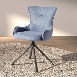 Draaistoel in blauwe stof 4204 ANGEL CERDA Draaistoel in blauwe stof 4204 ANGEL CERDA