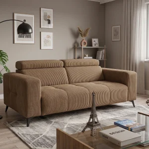 Elektrische Relaxbank Nicolette met USB-Aansluiting en Verstelbare Hoofdsteunen – Moderne Premium Sofa Elektrische Relaxbank Nicolette met USB-Aansluiting en Verstelbare Hoofdsteunen – Moderne Premium Sofa