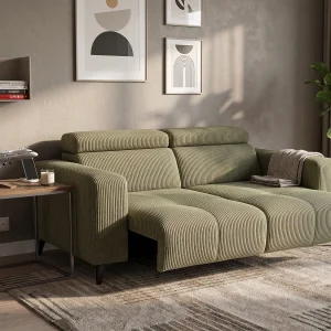 Elektrische Relaxbank Nicolette met USB-Aansluiting en Verstelbare Hoofdsteunen – Moderne Premium Sofa Elektrische Relaxbank Nicolette met USB-Aansluiting en Verstelbare Hoofdsteunen – Moderne Premium Sofa