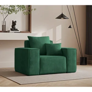 ELLA fauteuil, Noel stof, groen ELLA fauteuil, Noel stof, groen