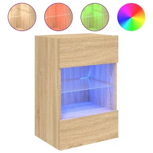 DuBois Tv-wandmeubel met LED-verlichting 40x30x60,5 cm sonoma eiken DuBois Tv-wandmeubel met LED-verlichting 40x30x60,5 cm sonoma eiken