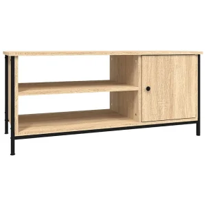 Einar Tv-meubel 100x40x45 cm bewerkt hout sonoma eikenkleurig Einar Tv-meubel 100x40x45 cm bewerkt hout sonoma eikenkleurig
