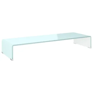 Fall River  Tv-meubel/monitorverhoger 90x30x13 cm glas groen