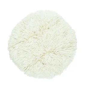 Flokati-tapijt uit Griekenland diameter 100 cm natuurlijk Flokos XXL Flokati-tapijt uit Griekenland diameter 100 cm natuurlijk Flokos XXL