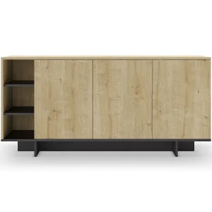 Dressoir Cequoia – 170x40x80cm – Zwart Dressoir Cequoia – 170x40x80cm – Zwart