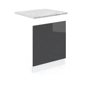Frontpaneel antraciet hoogglans 60×1.6×57.2 r-line