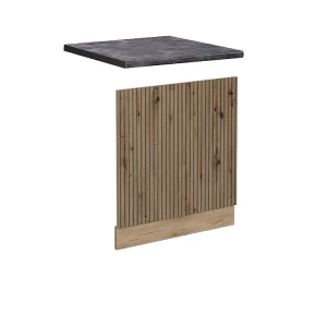 Frontpaneel artisanaal eiken 60×1.6×57.2 r-line Frontpaneel artisanaal eiken 60×1.6×57.2 r-line