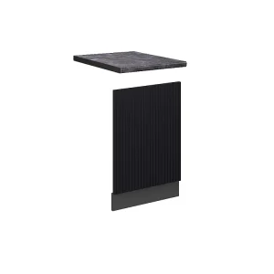 Frontpaneel zwart gestreept 45×1.6×67.4 fame-line Frontpaneel zwart gestreept 45×1.6×67.4 fame-line