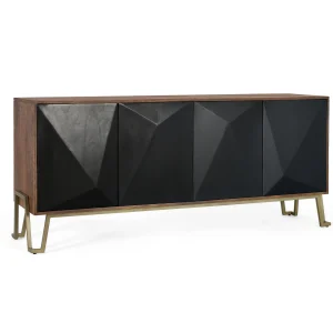 Buffet à vier portes in manguierhout 180 cm