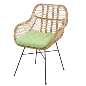 Eetkamerstoel MCW-P17, bekleding groen Eetkamerstoel MCW-P17, bekleding groen