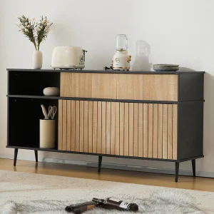 Dressoir – Ladekast met lade en schuifdeur – Opbergkast voor eetkamer, woonkamer