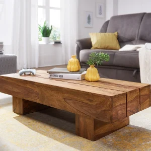 salontafel massief hout Sheesham 120 cm breed design salontafel massief hout Sheesham 120 cm breed design