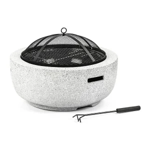 Fieldmann FZG 1030W Outdoor Brasero met MgO Body, 60cm Diameter, Verchroomd Rooster Fieldmann FZG 1030W Outdoor Brasero met MgO Body, 60cm Diameter, Verchroomd Rooster