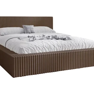 Emporius bed 140×200 met opbergruimte Buffy – Gestoffeerd bed 140 x 200, Bruin (Vito 45) Emporius bed 140×200 met opbergruimte Buffy – Gestoffeerd bed 140 x 200, Bruin (Vito 45)