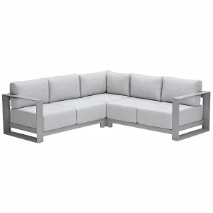Garden Impressions Malakka loungebank 3-delig – taupe Garden Impressions Malakka loungebank 3-delig – taupe