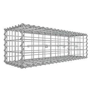 Gabionmand 100x30x30 cm zilver Gabionmand 100x30x30 cm zilver