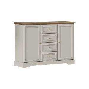 Dressoir 2 deuren 4 lades Dulci Kasjmier en Hout Dressoir 2 deuren 4 lades Dulci Kasjmier en Hout