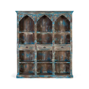 Buffet in manguierblauw oud 170 cm Buffet in manguierblauw oud 170 cm