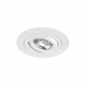 Eén inbouw-LED-spot 50 mm GU10, 360° kantelbaar, 45° matwitte afwerking, IP20-beschermingsklasse – Beneito & Faure Eén inbouw-LED-spot 50 mm GU10, 360° kantelbaar, 45° matwitte afwerking, IP20-beschermingsklasse – Beneito & Faure