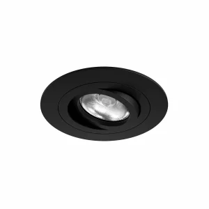 Eén inbouw-LED-spot 50 mm GU10, 360° kantelbaar, 45° matzwarte afwerking, IP20-beschermingsklasse – Beneito & Faure Eén inbouw-LED-spot 50 mm GU10, 360° kantelbaar, 45° matzwarte afwerking, IP20-beschermingsklasse – Beneito & Faure
