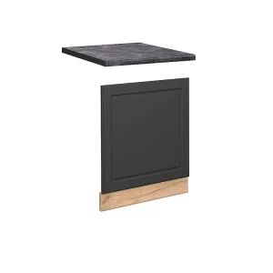 Frontpaneel antraciet-goud 60×1.6×67.4 fame-line Frontpaneel antraciet-goud 60×1.6×67.4 fame-line