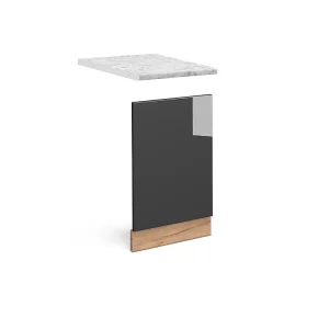 Frontpaneel antraciet hoogglans 45×1.6×67.4 fame-line Frontpaneel antraciet hoogglans 45×1.6×67.4 fame-line