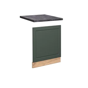 Frontpaneel groen-goud landhuis 60×1.6×67.4 fame-line