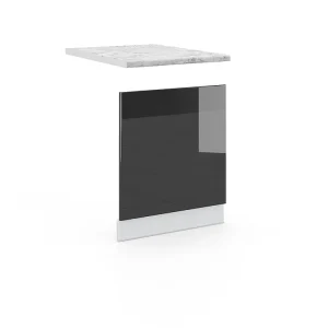 Frontpaneel antraciet hoogglans 60×1.6×67.4 fame-line