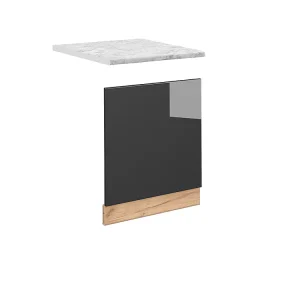 Frontpaneel antraciet hoogglans 60×1.6×67.4 fame-line