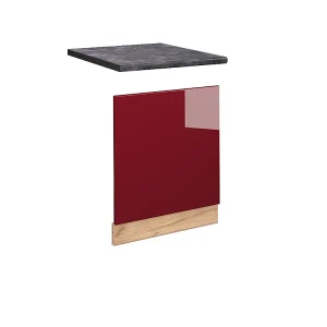 Frontpaneel bordeauxrode hoogglans 60×1.6×67.4 fame-line Frontpaneel bordeauxrode hoogglans 60×1.6×67.4 fame-line
